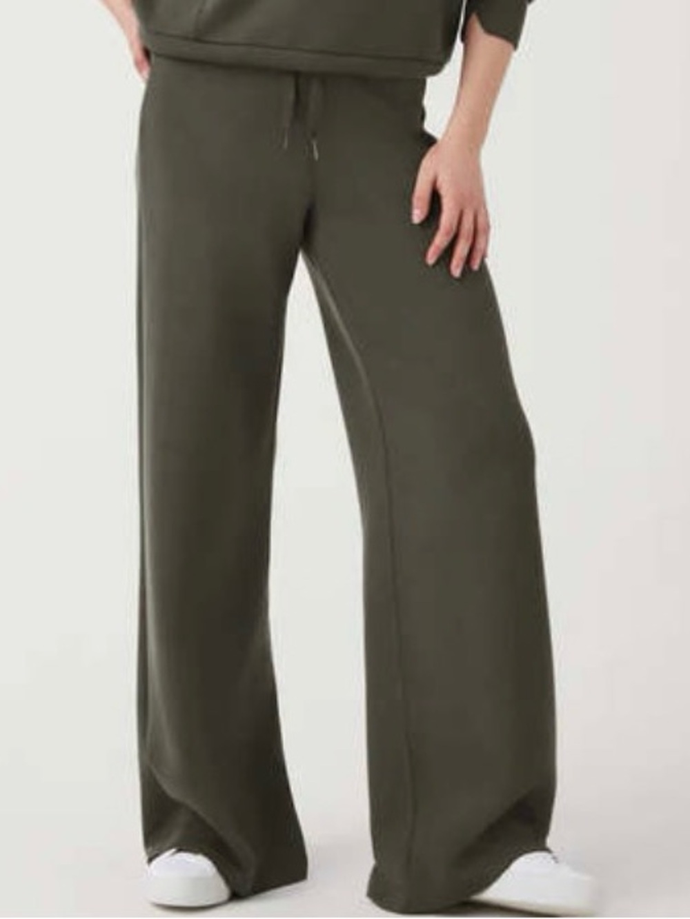 Spanx AirEssentials Dark Palm Wide Leg Pants